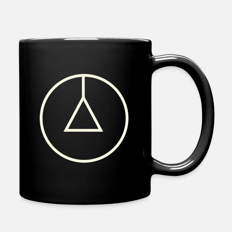 Illuminati all seeing eye - Tasse einfarbig - Schwarz