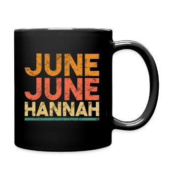 June June Hannah Shirt Captain Sandy Below Deck Ha - Full Colour Mug - black - Right