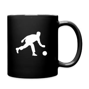 Bowling sport bowling bowling team club bowling fun - Full Colour Mug - black - Right