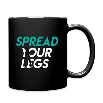 ÉTENDRE tes jambes - Mug uni - noir - Droite