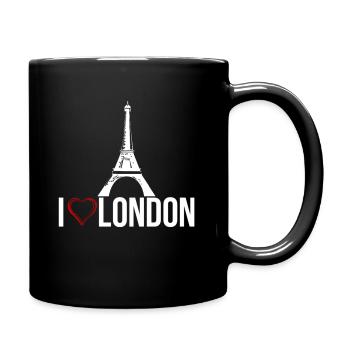 i love london - Full Colour Mug - black - Right