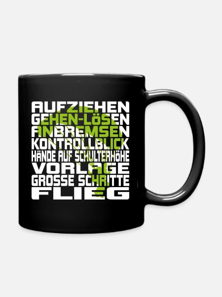 GleitschirmStart - Paragliding - Tasse einfarbig - Schwarz