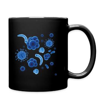 Virus bactérie germe Corona Sars COVID19 cadeau - Mug uni - noir - Droite