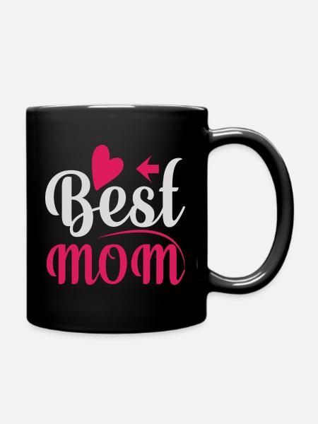 Best Mom - Tasse einfarbig - Schwarz