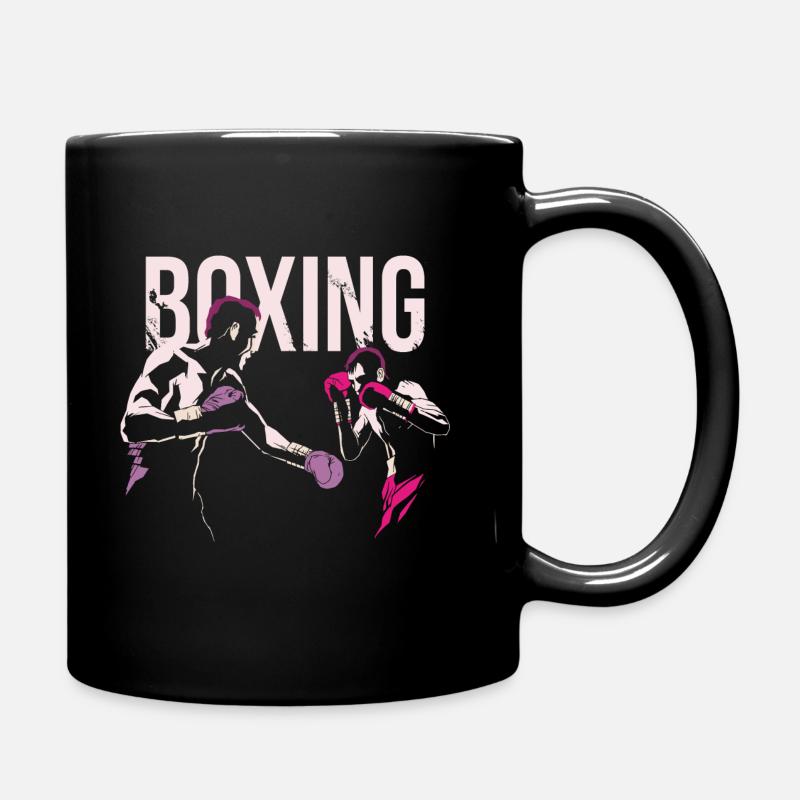 Boxe, boxe, boxe, boxeur, maillot de combat - Mug uni - noir