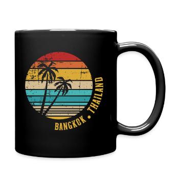 Bangkok - Full Colour Mug - black - Right