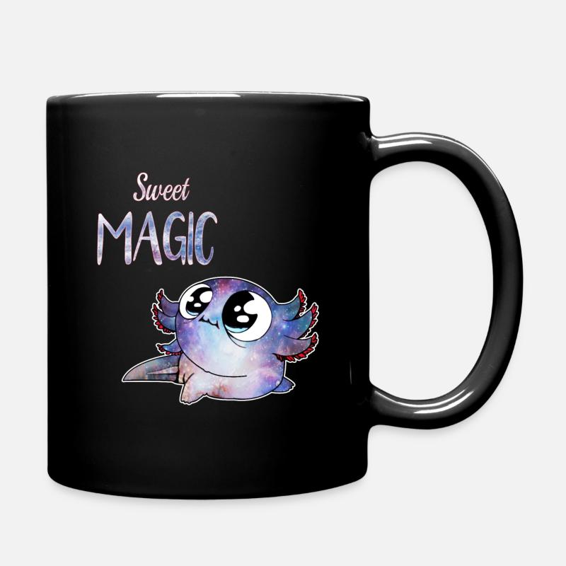 sweet magic axolotl - Tasse einfarbig - Schwarz