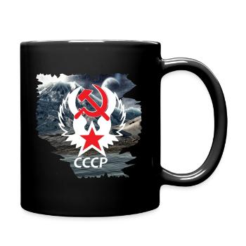 Russie,Union soviétique,Armoiries russes,Montagne Chemise - Mug uni - noir - Droite