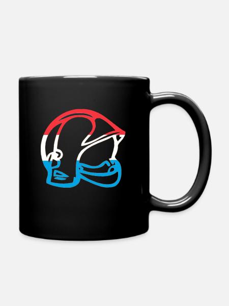 Casque de pompier Luxembourg - Mug uni - noir