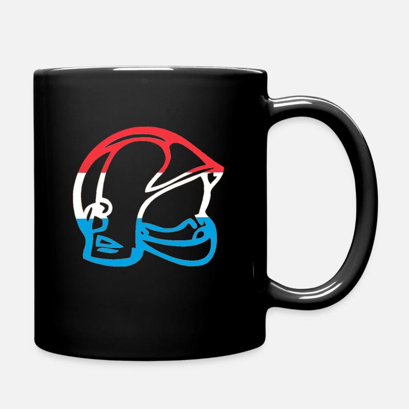 Casque de pompier Luxembourg - Mug uni - noir