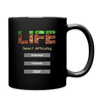 Life 2020 Sélectionnez le mode de jeu vidéo Mine craft - Mug uni - noir - Droite
