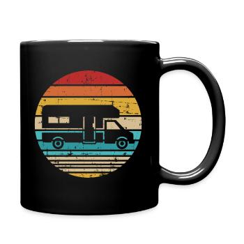 Camping-car - Mug uni - noir - Droite