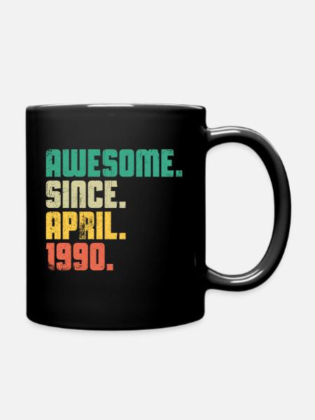 Génial depuis avril 1990 - Mug uni - noir