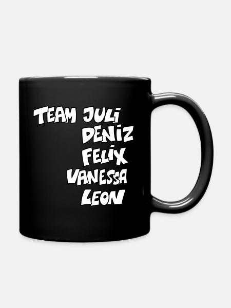Die Wilden Kerle Team Namen Weiß - Tasse einfarbig - Schwarz