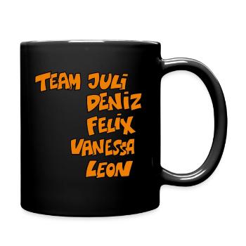 The Wild Guys Team Name Orange - Full Colour Mug - black - Right