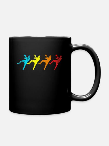 Handball Handball rétro-cadeau équipe équipe - Mug uni - noir