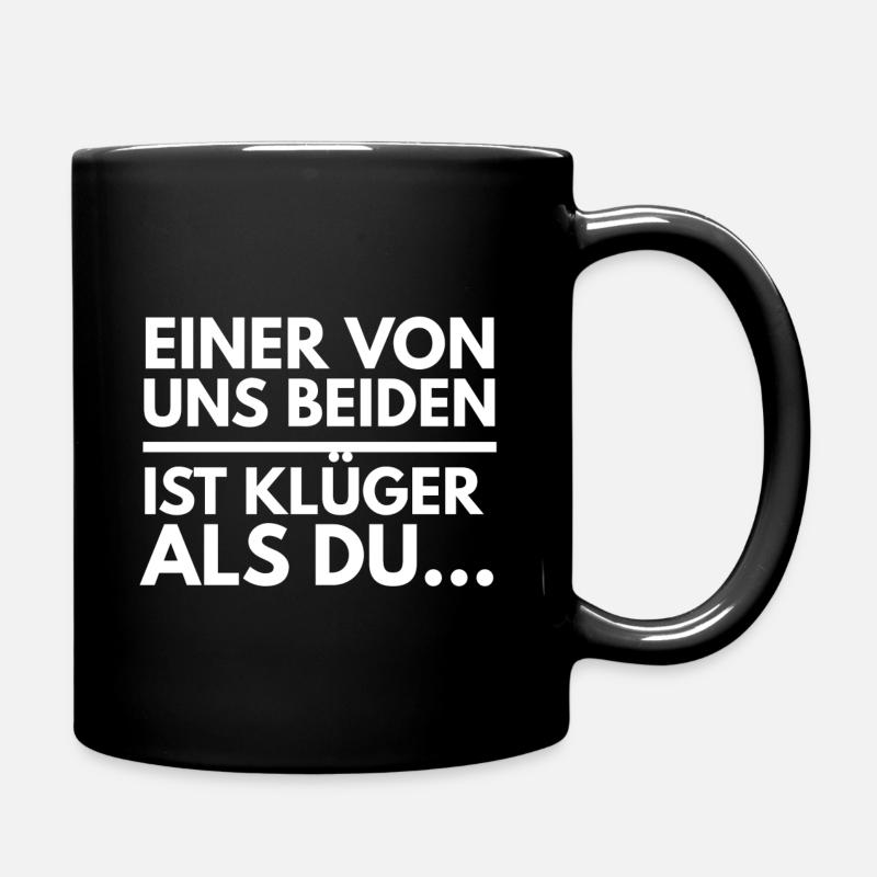 l'un de nous est plus intelligent que vous - Mug uni - noir