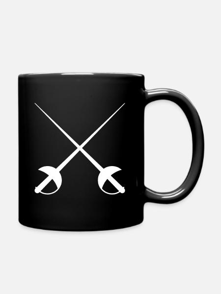 Schwerter 1 - Tasse einfarbig - Schwarz