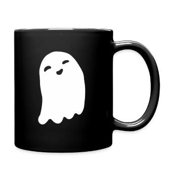 Gespenster Geister Kostüm Geist Gespenst Halloween - Tasse einfarbig - Schwarz - Rechts