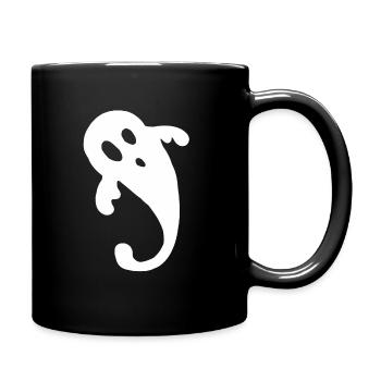 Gespenster Geist Kostüm Geister Gespenst Halloween - Tasse einfarbig - Schwarz - Rechts