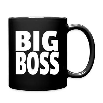 Idée cadeau drôle BIG BOSS CHEF - Mug uni - noir - Droite