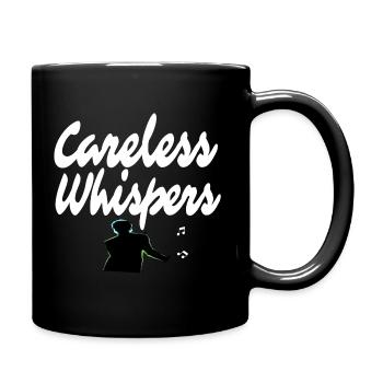 careless whisper George T-Shirt Gift idea - Tasse einfarbig - Schwarz - Rechts