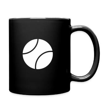 Tennis ball ball sport tennis ball sport gift - Full Colour Mug - black - Right