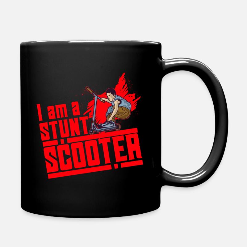 Scooter Stunt Tretroller - Tasse einfarbig - Schwarz
