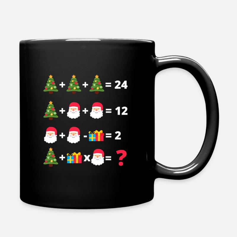 Mathématique de Noël - Mug uni - noir