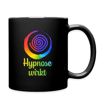 Hypnose Hypnotisch Hypnotisieren Team Geschenkidee - Tasse einfarbig - Schwarz - Rechts