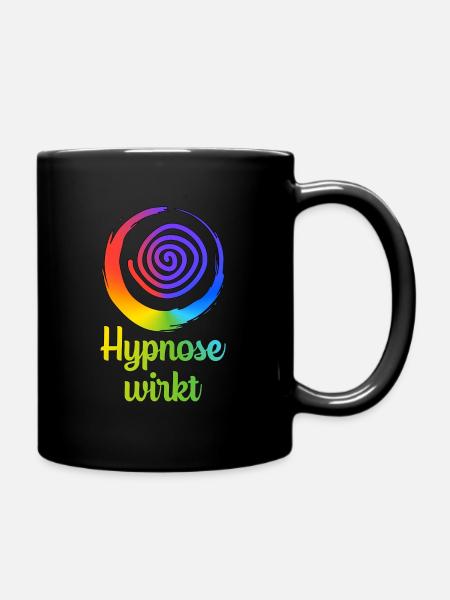 Hypnose Hypnotisch Hypnotisieren Team Geschenkidee - Tasse einfarbig - Schwarz