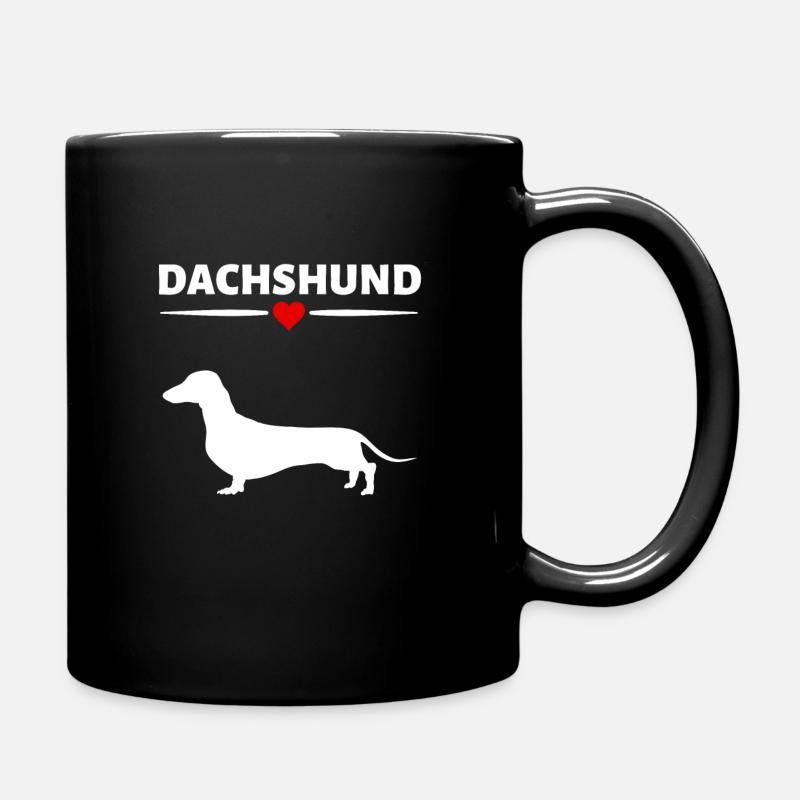 Teckel - Mug uni - noir