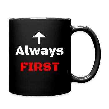 Always First - Champion - Full Colour Mug - black - Right