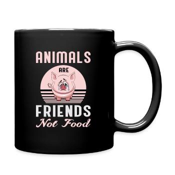 Végétalienne végétalienne végétalienne vegetal idée cadeau - Mug uni - noir - Droite