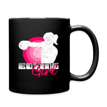 Boxing training - Full Colour Mug - black - Right