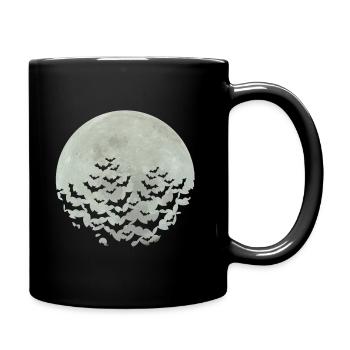 Halloween bats - Full Colour Mug - black - Right