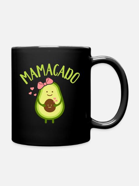 Mama - Tasse einfarbig - Schwarz