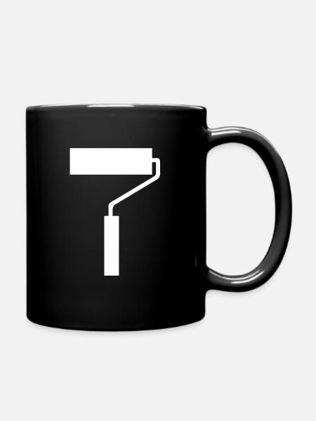 Pinceau Peinture Peintre Vernis Pinceaux Peinture - Mug uni - noir