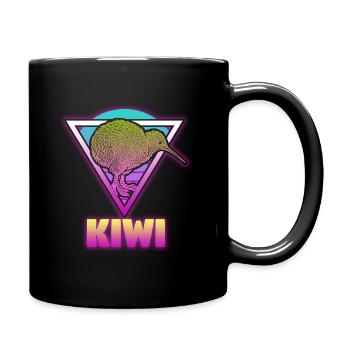 Maori de fruits de Nouvelle-Zélande - Mug uni - noir - Droite