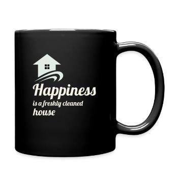 Nettoyage dicton drôle Cleaner Janitor Custodian - Mug uni - noir - Droite