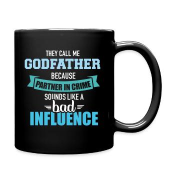 Parrain - Mug uni - noir - Droite