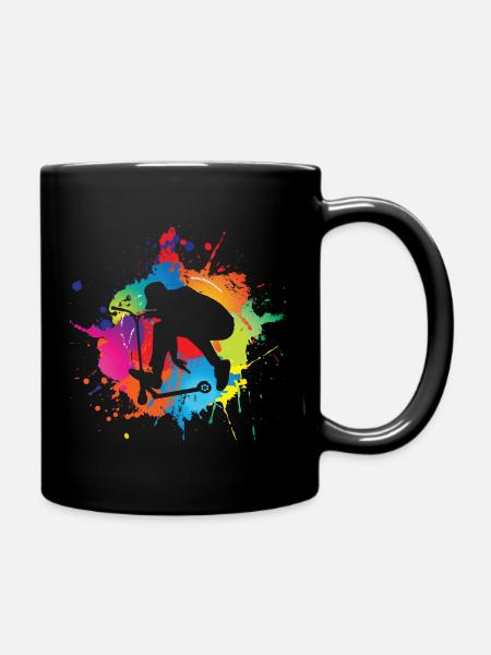 Scooter - Mug uni - noir