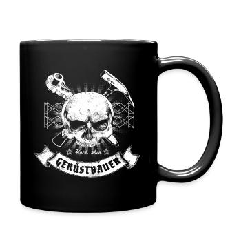 Échafaudages - Mug uni - noir - Droite