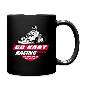 Karting - GoKart - Kart - Kart Racer - Full Colour Mug - black - Right