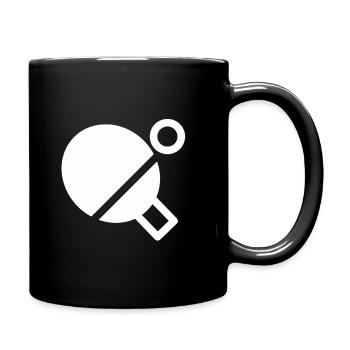 Table tennis table tennis bats table tennis fan - Full Colour Mug - black - Right