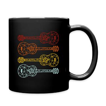 Guitare idée cadeau guitariste guitariste - Mug uni - noir - Droite