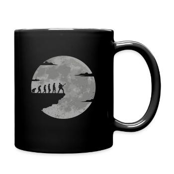 Guitare idée cadeau guitariste guitariste - Mug uni - noir - Droite
