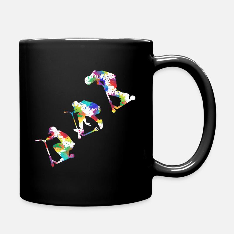 Stunt Scooter - Tasse einfarbig - Schwarz
