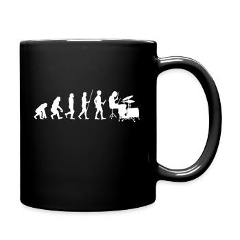 Drummer Drummer Evolution Drums - Mug uni - noir - Droite