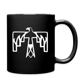 Oiseau-tonnerre - Thunderbird , Amérindien - Mug uni - noir - Droite